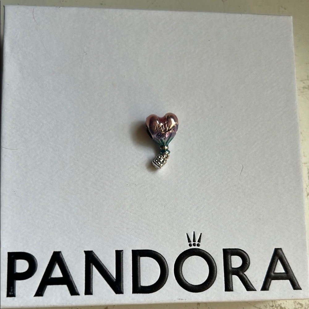 Pandora Happy Birthday Hot Air Balloon Charm (never worn)